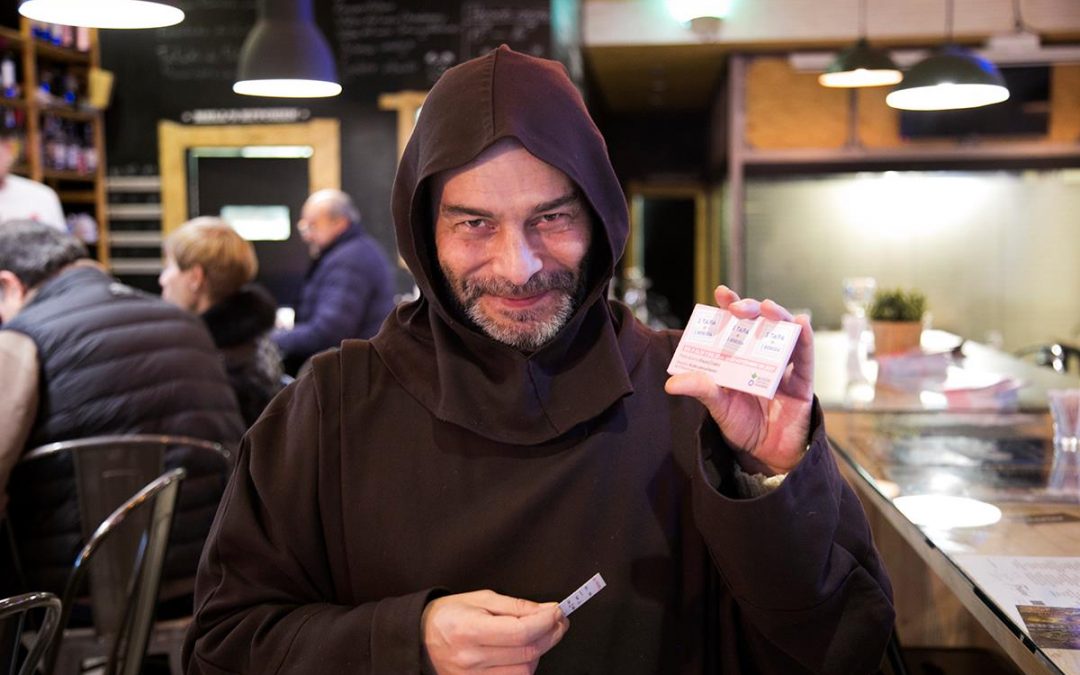 El Monje de las tapas vuelve a la calle