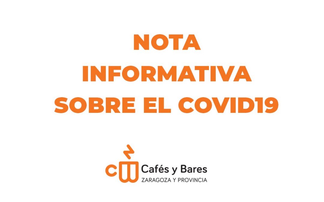 El Gobierno de Aragón ordena el cierre de todos los establecimientos hosteleros