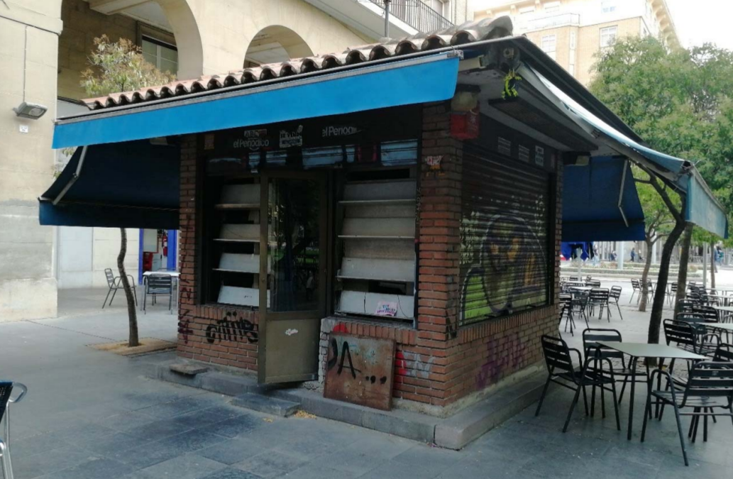 El Ayuntamiento de Zaragoza avanza en la renovación de concesiones con la licitación de trece quioscos para prensa, flores y otras actividades