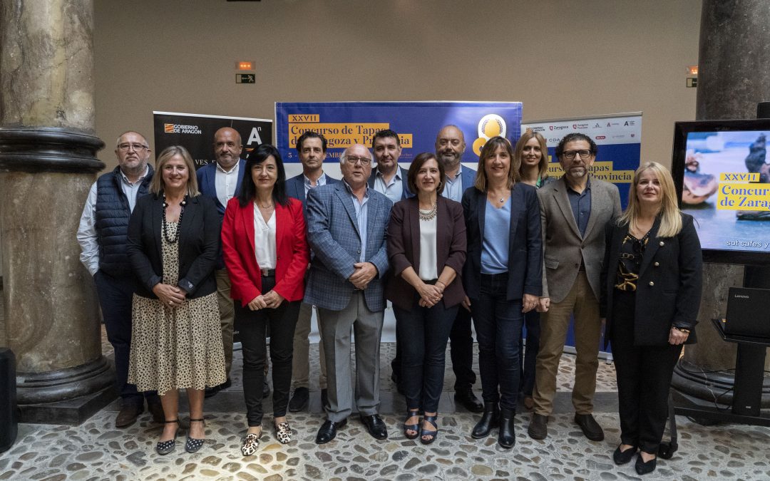 El Concurso de Tapas de Zaragoza y Provincia vuelve al mes de noviembre y celebra su XXVII Edición