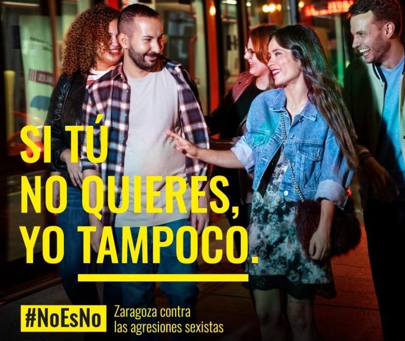 ‘Sí tu no quieres, yo tampoco’: una nueva campaña para unas Fiestas del Pilar sin agresiones