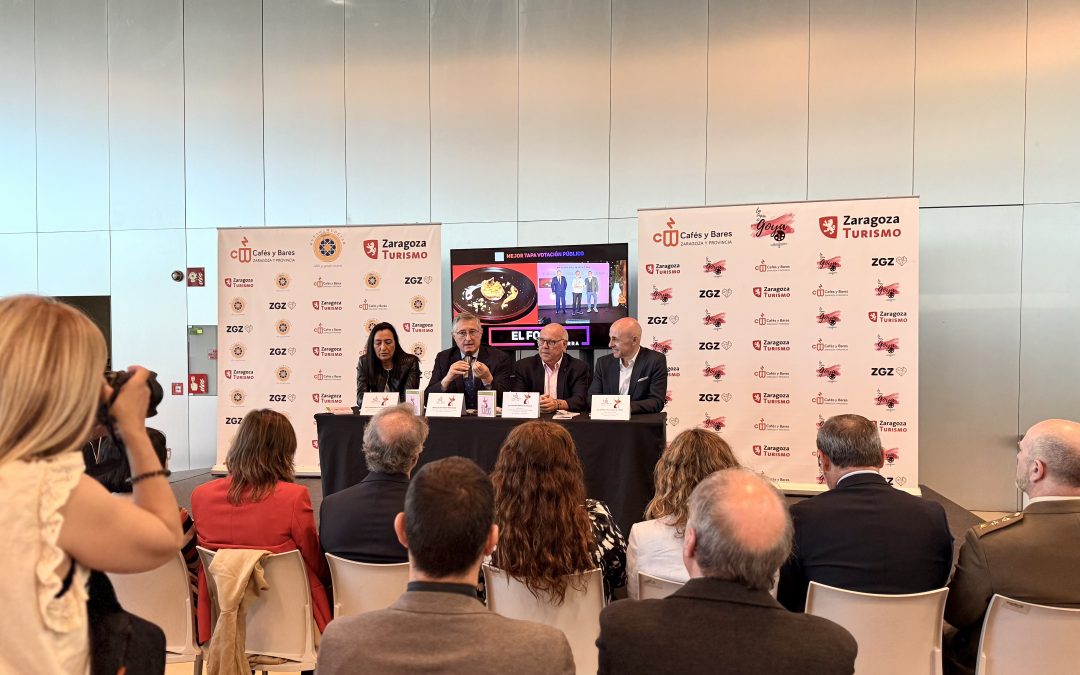La Asociación Profesional de Empresarios de Cafés y Bares presenta la Guía Oficial de Tapas de Zaragoza y Provincia en el Salón Aragonés de Turismo 2025